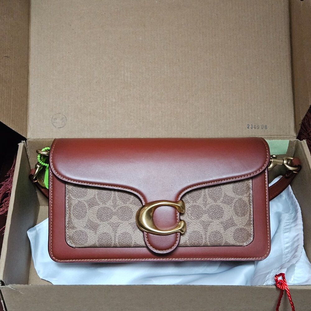 BRAND NEW Coach Signature Tabby 26 Leather and Canvas Hobo Bag